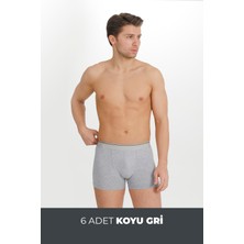 Coolberry Erkek 6'lı Likralı Boxer