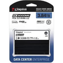Kingston SEDC3000ME/3T8 DC300ME 3.84TB U.2 Pcıe 5 Nvme Sunucu SSD Harddisk