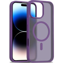 Dorenta  Iphone 16 Pro Max Jota Magsafe Kapak - Derin Mor