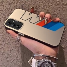 HONTINGA Samsung Galaxy A14 5g ile Uyumlu Kılıfı Silikon Kenar Sert Arka Düşüme Önleyici Basitlik Anti Düşme Kamera Korumali Bmw Desen Telefon Kılıfı K1-0591