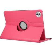 TekNetStore Honor Pad 10 12.1 Inç Kılıf Koruyucu 360° Dönebilen Standlı Pu Deri Tablet Ön Arka Kapak