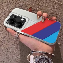 HONTINGA Xiaomi Redmi Note 13 Pro 4g ile Uyumlu Kılıfı Silikon Kenar Sert Arka Düşüme Önleyici Basitlik Anti Düşme Kamera Korumali Bmw Desen Telefon Kılıfı K1-0591