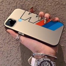 HONTINGA Realme C21Y ile Uyumlu Kılıfı Silikon Kenar Sert Arka Düşüme Önleyici Basitlik Anti Düşme Kamera Korumali Bmw Desen Telefon Kılıfı K1-0591