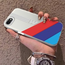 HONTINGA iPhone 7 ile Uyumlu Kılıfı Silikon Kenar Sert Arka Düşüme Önleyici Basitlik Anti Düşme Kamera Korumali Bmw Desen Telefon Kılıfı K1-0591
