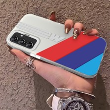 HONTINGA Samsung Galaxy M34 ile Uyumlu Kılıfı Silikon Kenar Sert Arka Düşüme Önleyici Basitlik Anti Düşme Kamera Korumali Bmw Desen Telefon Kılıfı K1-0591