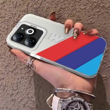 HONTINGA Tecno Spark Go 2024 ile Uyumlu Kılıfı Silikon Kenar Sert Arka Düşüme Önleyici Basitlik Anti Düşme Kamera Korumali Bmw Desen Telefon Kılıfı K1-0591