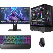 Dragos DRX8043 I7 14700KF 16GB Ram 512GB M2 Nvme SSD 12GB RTX5070 24.5 Inç 300Hz 1ms Oyuncu Oem Paket