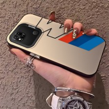 HONTINGA Xiaomi Redmi 10A ile Uyumlu Kılıfı Silikon Kenar Sert Arka Düşüme Önleyici Basitlik Anti Düşme Kamera Korumali Bmw Desen Telefon Kılıfı K1-0591
