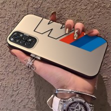 HONTINGA Xiaomi Redmi Note 11 ile Uyumlu Kılıfı Silikon Kenar Sert Arka Düşüme Önleyici Basitlik Anti Düşme Kamera Korumali Bmw Desen Telefon Kılıfı K1-0591