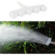 Argesco Mühendislik Argesco® 5 Kafalı Peyzaj Bahçe Tarla Çim Sulama Başlığı Yüksek Basınçlı Su Püskürtücü Hortum Aparatı