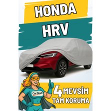 Car Shell Honda Hrv Uyumlu Araba Brandası Su ve Güneş Geçirmez Çizilmez Miflonlu Örtü Oto Örtü