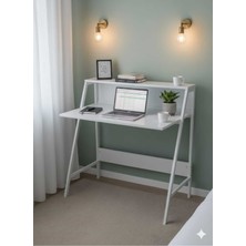 Ayz Piyano Çocuk Çalışma Masası Oyuncu Masası Mutfak Masası Makyaj Çok Amaçlı Masa Beyaz - Beyaz