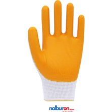 Beybi Pn5 Polyester Örme Nitril Eldiven Koli 10NUMARA Xl