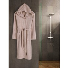 Eymir Home Collection Kapüşonlu Erkek/kadın Bornoz Yetişkin Unisex Pamuk