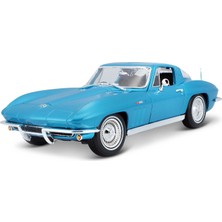 Maisto 1/18 1965 Chevrolet Corvette Metalik Mavi 31640-02