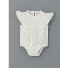 Lc Waikiki Yeni Sezon Baskılı Kız Bebek Çıtçıtlı Bodysuit