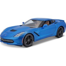 Maisto 1/18 2014 Corvette Stingray Z51 Metalik Mavi 31677-02