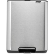 Brabantia 001-01-BO Matt Steel Fpp Pedallı Çöp Kutusu 12L