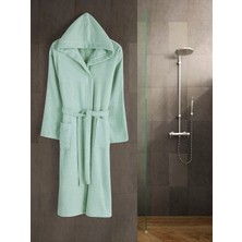 Eymir Home Collection Kapüşonlu Erkek/kadın Bornoz Yetişkin Unisex Pamuk