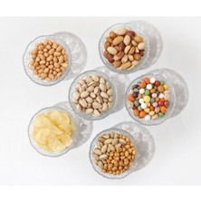 Rayan 6 Parça Cam Çerezlik, Şekerlik, Sunum Kasesi