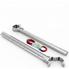 Primeaks Balkon Korkuluk Çamaşır Kurutma Askısı - Alüminyum Gövde