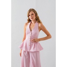 Vuntal Volanlı Yelek Ikili Takım