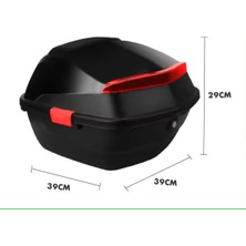 Giza Motor Motosiklet Çantası 33 Litre Parlak Siyah