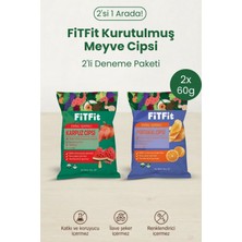 Fitfit Doğal Meyve Cipsleri 2’li Deneme Paketi (Portakal Cipsi + Karpuz Cipsi) 120 G