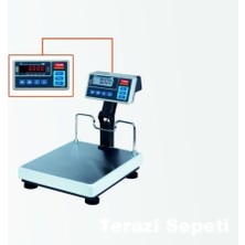 Tem Teb LCD Onaylı 60 x 60 300 kg x 50 / 100 gr Tartım Baskülü
