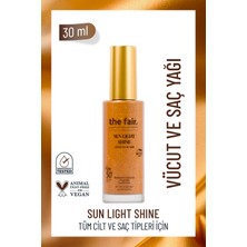 The Fair. Sun Light Shine Spf 50+ PA ++++ Vücut ve Saç Yağı 30 ml