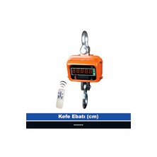 Tem Sh 5 Ton 2 kg Kumandalı Vinç Tartım Baskülü (Onaysız)