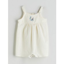 Lc Waikiki Yeni Sezon Askılı Nakışlı Kız Bebek Tulum