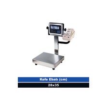 Tem 28X35 15 kg 2 gr Fıyat Hesaplamalı Paslanmaz Yazıcılı Terazi (Onaylı)