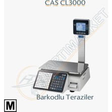 CAS CL3000 Barkodlu Terazi 30 kg Kapasite ile Ticari Kullanım için Uygun Özellikler Sunar