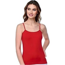 Kit Iç Giyim Tutku 135 6'lı Renkli Ip Askılı Ribana Kadın Atlet