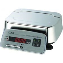 CAS FW-500E 30 kg x 5 / 10 gr Paslanmaz Terazi