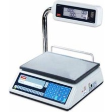 Tem Ege LCD Katlanır Boyun 15 kg x 2 / 5 gr Fıyat Hesaplamalı Terazi