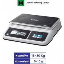 CAS Pr Iı D 30 Kg. Onaylı Tartım Terazisi