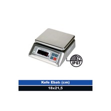 Tem Jzc 30 kg 1 gr Paslanmaz Tartım Terazisi (Onaysız)