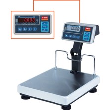 Tem Teb LCD Onaylı 50 x 60 300 kg x 50 - 100 gr Tartım Baskülü