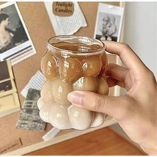 Royal Gross 8'li Isıya Dayanıklı Borosilikat Boncuk Şekilli Bardak | Kahve ve Sunum Bardağı