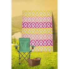Konfor Halı Savana 8812 Plaj Kamp Piknik Bahçe Halısı Balkon Teras Hasır Mat Savan Halı 90 x 180 cm