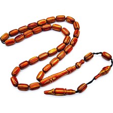 Tesbih Pasajı Renk Hareli Bilek Boy Kafur Ağacı Tesbih