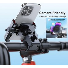 Bowie Pratik kilitli Motor için telefon tutucu motor bisiklet scooter bebek arabası için darbe emici