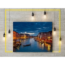 Letbil Reklam Kanvas Tablo - Italya Venedik