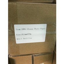 Ploza 180 gr Glossy Photo Paper 914*50