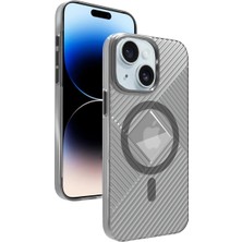 Dorenta  Iphone 15 Stella Pc Sert Magsafe Kılıf - Siyah