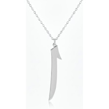 Mavili Gümüş Elif Gümüş Kolye - Gümüş