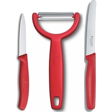 Victorinox Kırmızı Bıçak ve Soyacak Seti