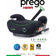 Prego Hera 15-36 kg Emniyet Kemeriyle Kullanılabilen Isofixli Oto Koltuğu Yükseltici İ-Size-Belgeli